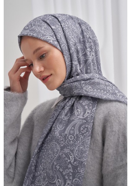 Nilla Pamuklu Şal Mirage Gri