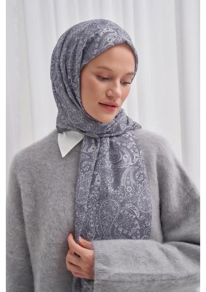 Nilla Pamuklu Şal Mirage Gri modelleri