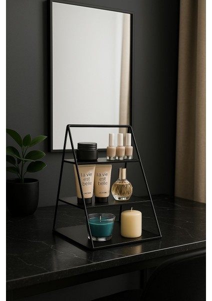 Metal Makyaj Organizeri, Metal Raf, Makyaj ve Kozmetik Düzenleyici, Metal Organizer fiyatları