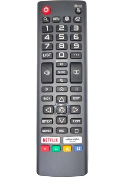 LCD LED Kumanda Lg Onvo Maza Mapp 1258 Netflix Prime Video Tuşlu