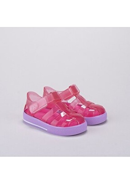 S10270-018 Star Bicolor Kız Çocuk Sandalet modelleri