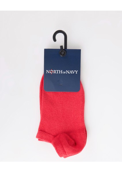 Kırmızı Kadın Patik Çorap K.patik