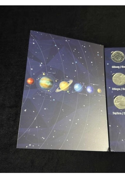 2022 – Güneş Sistemi Hatıra Sikke Seti (10 Adet Nikel Sikke, Özel Albüm Baskı) modelleri