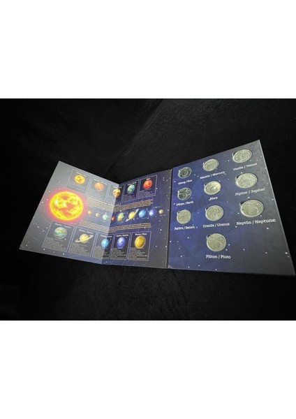 2022 – Güneş Sistemi Hatıra Sikke Seti (10 Adet Nikel Sikke, Özel Albüm Baskı) fırsatları