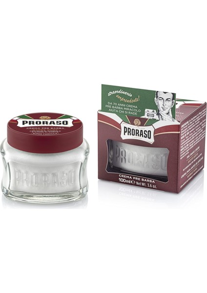 Proraso Tıraş Öncesi Kremi - Sandal Ağacı Özlü, 100 ml