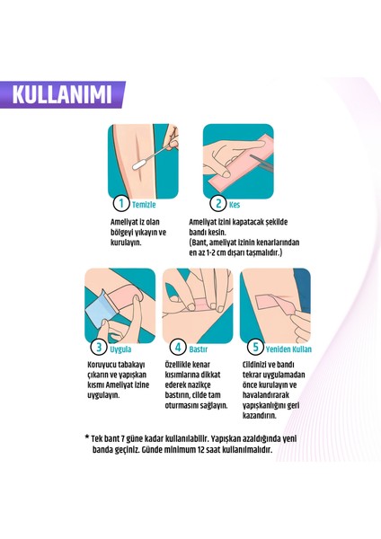 Soft Silikon Bant, Silikonlu Yara İzi Giderici Bandı 3m, Skar Ameliyat Sezeryan Yanık Cerrahi İzler için modelleri