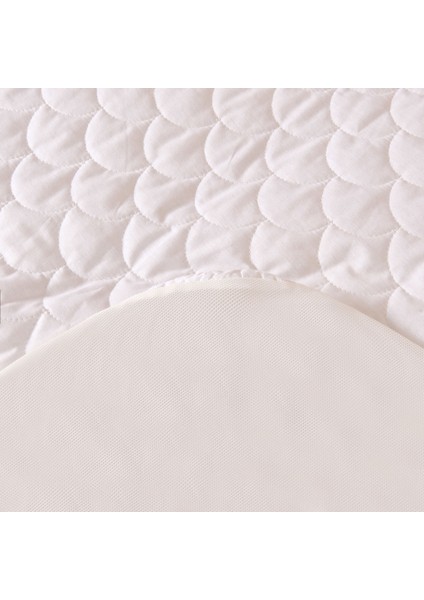 Soft Dalga Kapitoneli Fitted Çift Kişilik Alez - Beyaz - 160X200 cm modelleri