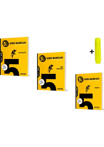 5.sınıf Matematik Fen Türkçe Soru Bankası Seti