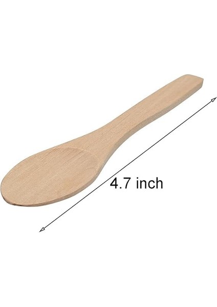 High-Tech 6 Adet Küçük Tahta Kaşık, Pişirme Kaşıklar, Mini Tadım Kaşıkları Tuz, Bal, Kahve, Çay, Şeker, Reçel, Hardal Için fiyatları