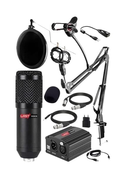 Paket BM800 Mikrofon + Set-01 Stand + Phantom Power fiyatları