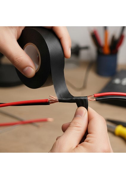 Kendinden Kaynayan Silikon Soğuk Sarma Eriyen Bant 19MM x 5m Tekli Hava Su Elektrik Izolasyonu Siyah modelleri