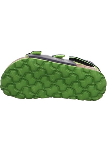 Erkek Çocuk Düz Lacivert Sandalet Rahat Kullanım 24 Numara