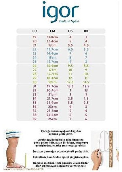 Clasıca Velcro Kaydırmaz Taban Çocuk Sandalet Pvc (26-34) 23Y KS10288 Clasıca V.