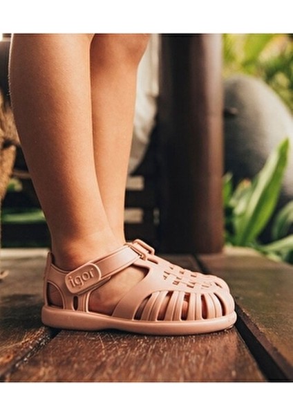 S10271 Maquıllaje Çocuk Sandalet