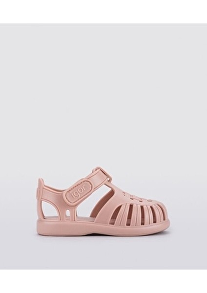 Tobby Solid Kız Çocuk Sandalet Düz Tabanlı Şık Tasarım ile Günlük Kullanım