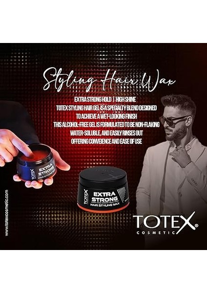 Saç Şekillendirici Wax I Ekstra Güçlü Kenar Kontrolü Güçlü Tutuşlu Wax I Erkek ve Kadın Için I Berber Mağazası Kuaförler Için Sertifikalı Saç Aqua Wax 150ML modelleri