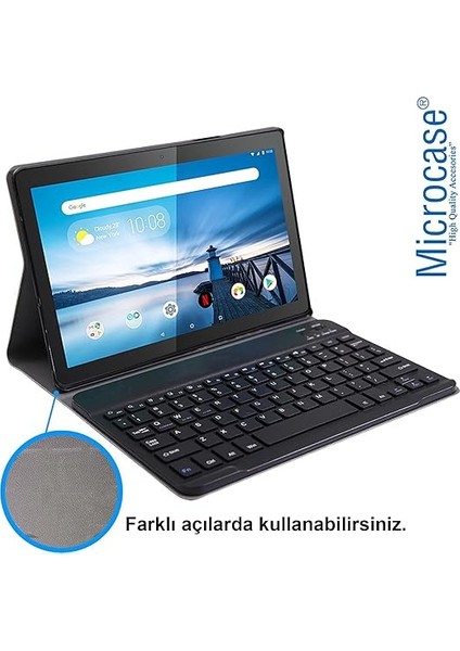 Lenovo Tab M10 TB-X505L X505F 10.1 Bluetooth Klavyeli Standlı Kılıf - Bkk4 indirimleri