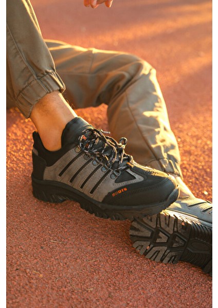 Erkek Bot Füme Siyah Kışlık Su Geçirmez İç Taban ile Rahat Kullanım