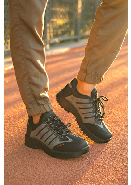 Erkek Bot Füme Siyah Kışlık Su Geçirmez İç Taban ile Rahat Kullanım