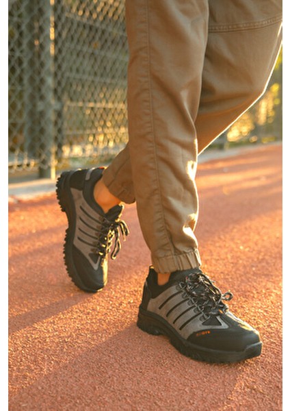 Erkek Bot Füme Siyah Kışlık Su Geçirmez İç Taban ile Rahat Kullanım