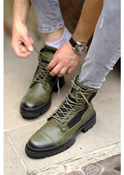 Cnt 746 Polarlı Erkek Bot Platform Topuklu Rahat Tabanlı Askeri Stil fırsatları