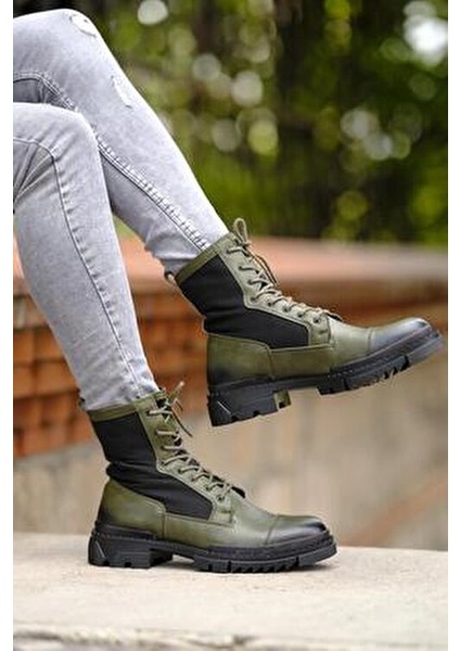 Cnt 746 Polarlı Erkek Bot Platform Topuklu Rahat Tabanlı Askeri Stil indirimleri