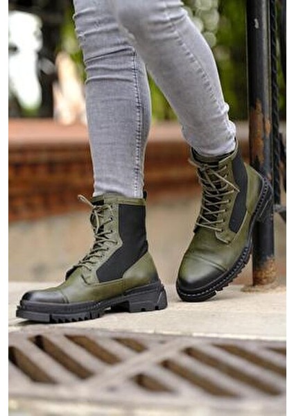 Cnt 746 Polarlı Erkek Bot Platform Topuklu Rahat Tabanlı Askeri Stil