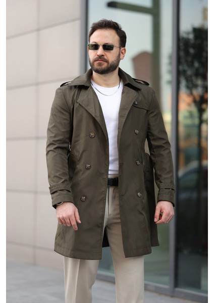 Apoletli Kemerli Trençkot