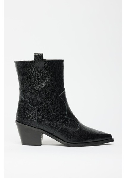 Siyah Kadın Sivri Burun Kovboy Bot fırsatları