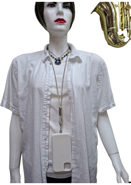 KRİSTAL TAŞLI TELEFON BOYUN ASKISI TÜM KILIFLARA UYUMLU fiyatları