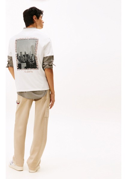 Regular Photo Erkek Beyaz T-Shirt.ybl modelleri