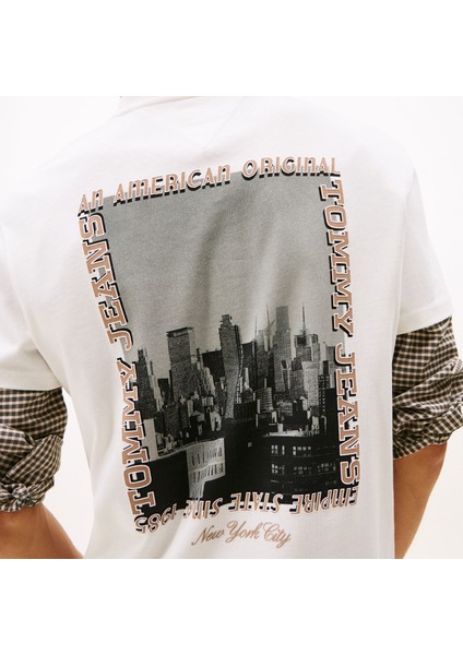 Regular Photo Erkek Beyaz T-Shirt.ybl fırsatları