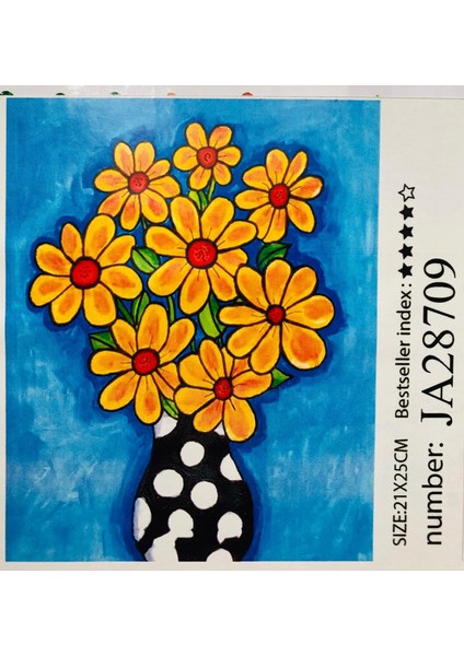 21X25 Çocuklar Için Boncuklu Taşlı Mozaik Elmas Boyama Goblen Pano Tablo Resim Boncuk Puzzle Diamond Painting fiyatları