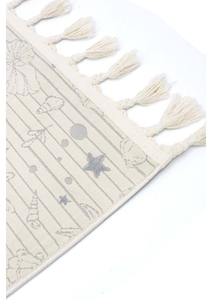 Yumurcak Kadife Dokuma Halı | Makinede Yıkanabilir | Çocuk Halı | Gri | 120 x 180 cm | Model YMC0201 indirimleri