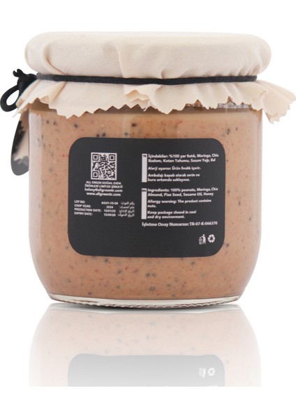 2'li Paket: Süper Ezme (2 x 400G) | Fıstık & Badem Ezmesi, Tohumlar & Doğal Balın Sağlıklı Karışımı fırsatları