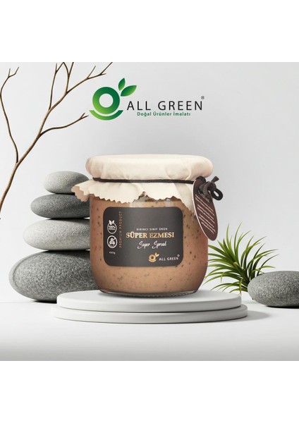 2'li Paket: Süper Ezme (2 x 400G) | Fıstık & Badem Ezmesi, Tohumlar & Doğal Balın Sağlıklı Karışımı indirimleri