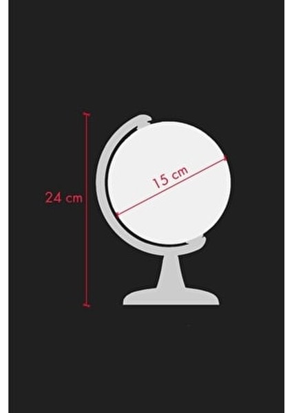 Hayvanlı Küre 15 cm Çocuklar İçin Eğitici Oyun Aracı Renkli ve Eğlenceli modelleri
