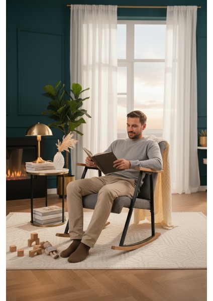 Sallanan Koltuk | Sallanır Tv Koltuğu | Dinlenme & Rahatlama Sandalyesi | Ahşap Detaylı modelleri