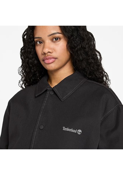 Washed Duck Canvas Insulated Coach Erkek Siyah Ceket.- fırsatları