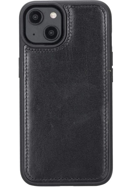 Apple iPhone 14 Uyumlu Deri Cüzdanlı Kılıf Mwwn Rst1 Siyah fırsatları