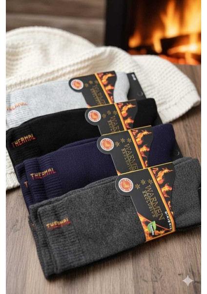 Erkek Bambu Thermal Çorap, Dikişsiz, Kış Şartlarına Karşı Yalıtım Özelliği Olan Iplikten Üretilmiş fiyatları