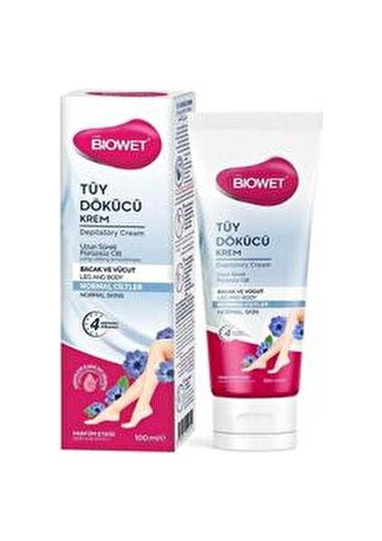 Tüy Dökücü Krem Normal Ciltler İçin 100 ml Uzun Süreli Pürüzsüzlük Sağlar fiyatları