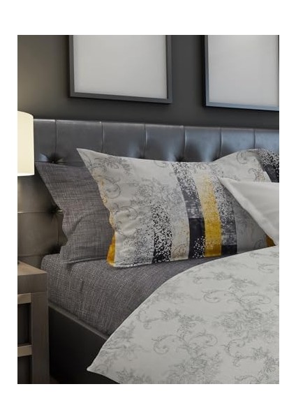 Pamuk Çarşaflı Çift Kişilik Nevresim Takımı - Sarı fiyatları