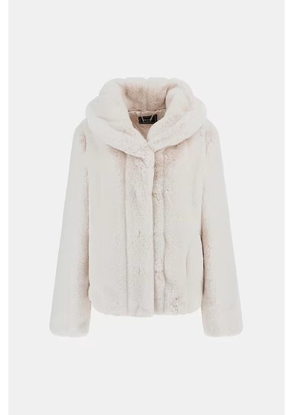 Kadın New Sophy Yapay Kürk - Bej