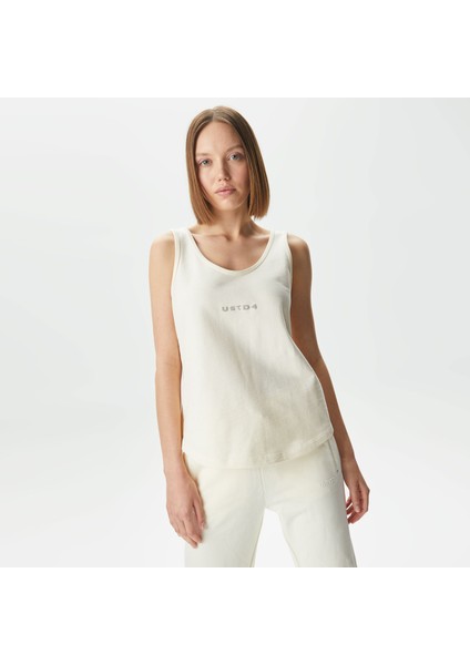 Unıted4 Kadın Krem T-Shirt