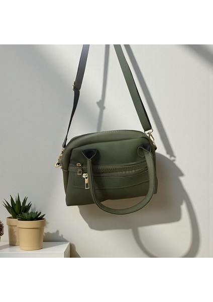 Üç Bölmeli Kadın El Omuz Çantası fiyatları