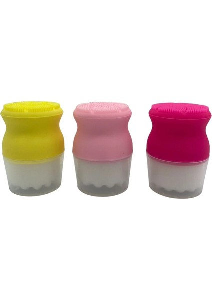 Çift Taraflı Sapsız Yüz ve Cilt Temizleme Fırçası