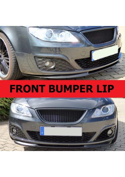 Seat Exeo Uyumlu Evrensel Universal 3 Parça Cupra Kupra Ön Ek Tampon Dili Lip Esnek Karlık fırsatları