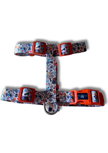 Design Street Smart H Tipi Göğüs Tasması, Köpek Göğüstasması, Bone