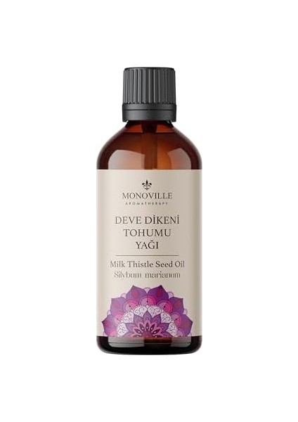 Deve Dikeni Tohumu Yağı 100 ML%100 Saf ve Doğal (Milk Thistle Seed Oil)